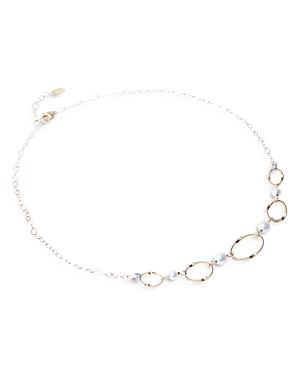 Marco Bicego 18k Gold Marrakech Onde Diamond And Cultured Freshwater Pearl Necklace, 16.5