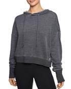 Betsey Johnson Extended-cuff Hooded Sweatshirt