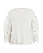 Allsaints Skye Essie Embroidered Sleeve Sweater