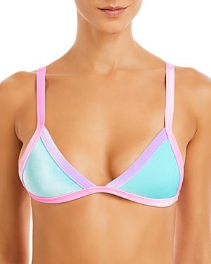 Peixoto Tina Color Block Bikini Top