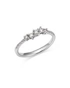 Bloomingdale's Diamond Scattered Ring In 14k White Gold, 0.25 Ct. T.w. - 100% Exclusive