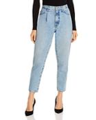 J Brand Pleat Front Peg Jeans In Blissed Wash
