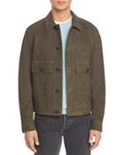 Vince Nubuck Button Front Jacket