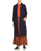 Eileen Fisher Wool Shawl-collar Long Cardigan