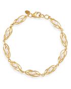 Bloomingdale's Freshwater Pearl Cage Bracelet In 14k Yellow Gold - 100% Exclusive