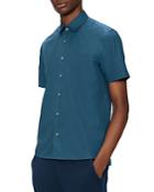 Ted Baker Wolks Short Sleeve Drop Hem Shirt