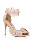 Charles David Women's Collector Feather Embellished High-heel Sandals