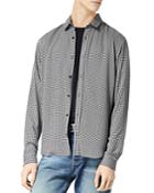 The Kooples Houndstooth Woven Slim Fit Shirt