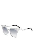 Fendi Iridia Cat Eye Sunglasses, 54mm