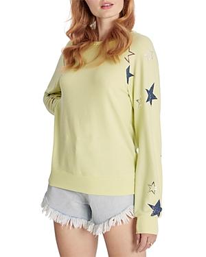 Wildfox Printed Crewneck Sweatshirt