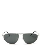Oliver Peoples Men's Kallen Brow Bar Aviator Sunglasses, 62mm