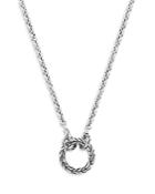 John Hardy Sterling Silver Classic Chain Amulet Connector Chain Necklace, 18
