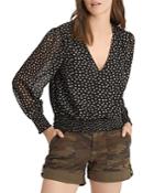 Sanctuary Cafe Printed Blouse