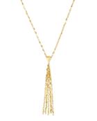 Moon & Meadow 14k Yellow Gold Tassel Drop Necklace, 17 - 100% Exclusive