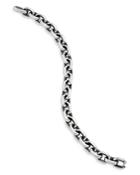 David Yurman Deco Chain Link Bracelet In Sterling Silver