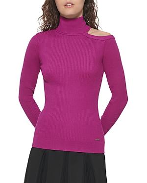 Dkny Cutout Turtleneck Sweater