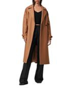 Allsaints Wilma Double Breasted Wool Blend Coat