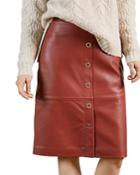 Ted Baker Leather Pencil Skirt