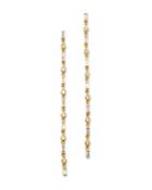 Bloomingdale's Diamond Baguette Linear Drop Earrings In 14k Yellow Gold - 100% Exclusive