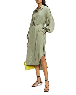 Ted Baker Satin Midi Shirt Dress