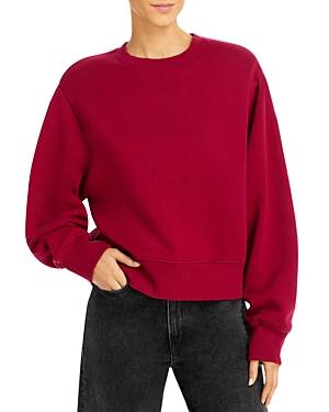 Wsly Padded Shoulder Crewneck Sweatshirt