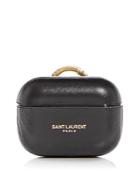 Saint Laurent Leather Airpods Case