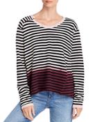 Wilt Easy Dip-dye Striped Sweatshirt