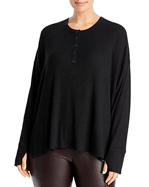 Marc New York Plus Ribbed Henley Tee