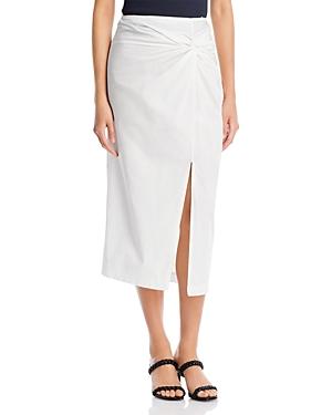 Anine Bing Edna Twist Front Midi Skirt