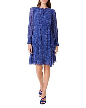 Hobbs London Frances Dotted Dress