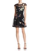 Guess Lyana Embroidered Mesh Dress