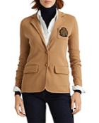 Ralph Lauren Crested Knit Blazer