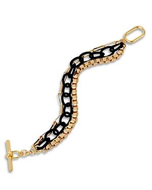 Allsaints Chunky Mixed Chain Flex Bracelet