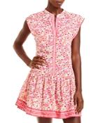 Poupette St. Barth Amora Drop Waist Mini Dress