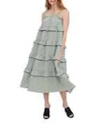 Vero Moda Kendra Tiered Ruffle Gingham Sundress