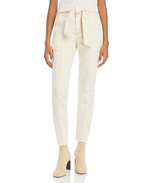 Jonathan Simkhai Standard Tie Waist Denim Cargo Pants
