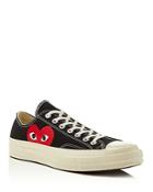 Comme Des Garcons Play X Converse Unisex Chuck Taylor Lace Up Sneakers