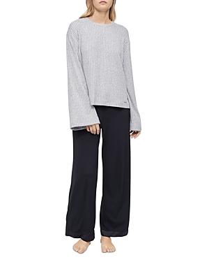 Calvin Klein Ribbed Crewneck Lounge Top