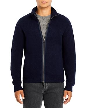 Atm Anthony Thomas Melillo Regular Fit Full Zip Mock Collar Sweater