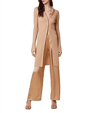 Sablyn Bea Ribbed Cashmere Cardigan Sweater Dress