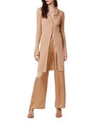 Sablyn Bea Ribbed Cashmere Cardigan Sweater Dress
