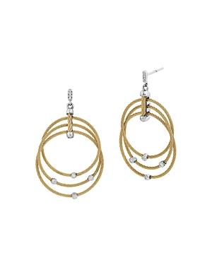 Alor Yellow Cable Drop Earrings