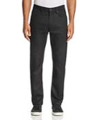 7 For All Mankind Airweft Straight Fit Jeans In Black