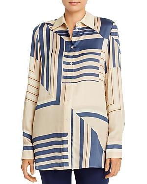 Lafayette 148 New York Michelle Printed Blouse