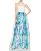 Js Collections Strapless Floral-print Skirt Gown - 100% Bloomingdale's Exclusive