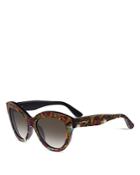 Valentino Camouflage Butterfly Cat Eye Sunglasses