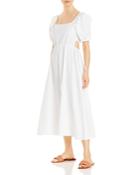 Ava & Esme Poplin Side Tied Cut-out Dress (61% Off) - Comparable Value $128