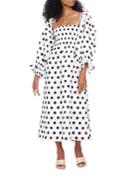 Sleeper Atlanta Printed Linen Dress