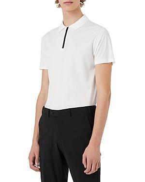 Armani Zip Placket Polo Shirt