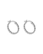 Argento Vivo 19mm Square Twist Hoop Earrings